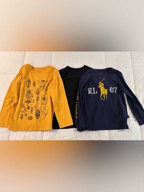 Boys XS 4/5 Long-Sleeve Bundle